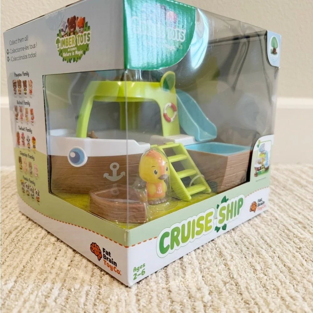 Timber Tots Cruise Ship Playset – Fat Brain Toy Co  New in Box
